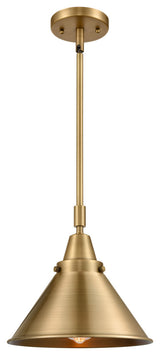 Innovations 447-1S-BB-M10-BB-LED Briarcliff 1 Light Mini Pendant, Brushed Brass