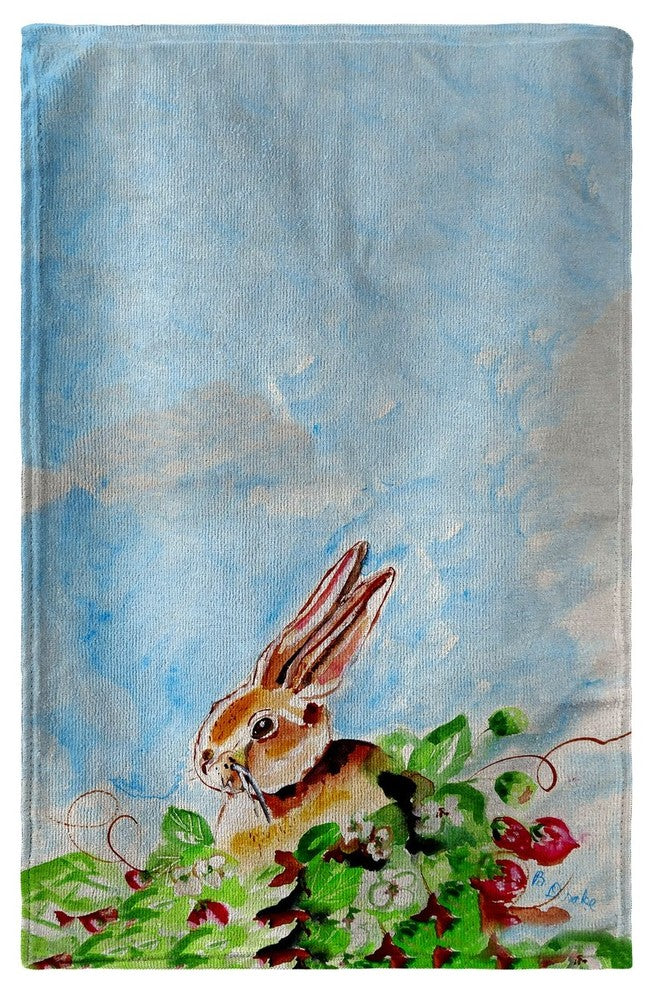 Betsy Drake Jack Rabbit Beach Towel