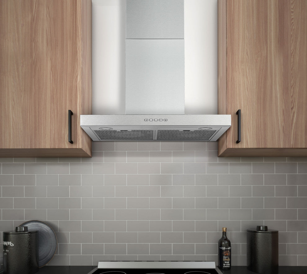 30" Convertible Wall-Mounted Range Hood