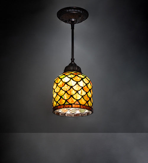 6 Wide Acorn Mini Pendant