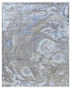 Ikat One-of-a-Kind Hand-Knotted Area Rug Gray, 8' 3" x 10' 3"
