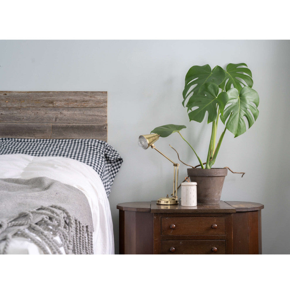 HomeRoots Pack of 6 Rustic Natural Weathered Grey Wood Planks