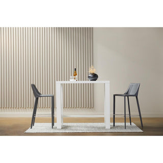 Abby Bar Table Top, High Gloss White