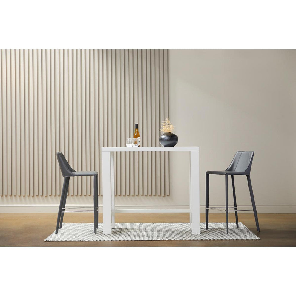 Abby Bar Table Top, High Gloss White