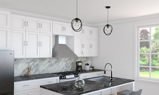 Jamie 12" Pendant, Black