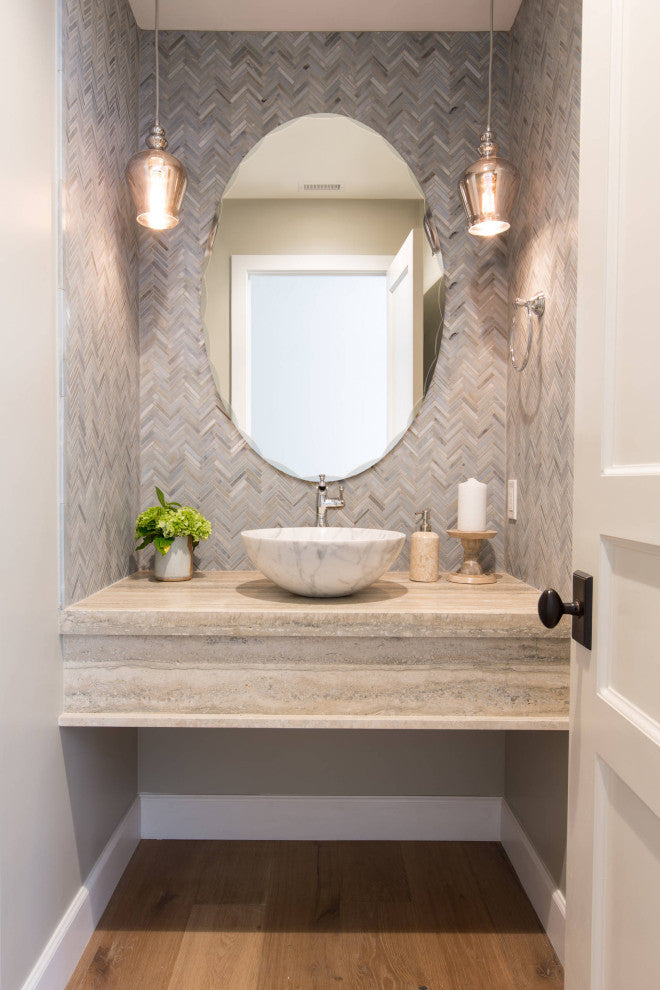 Frameless Oval Scallop Beveled Mirror