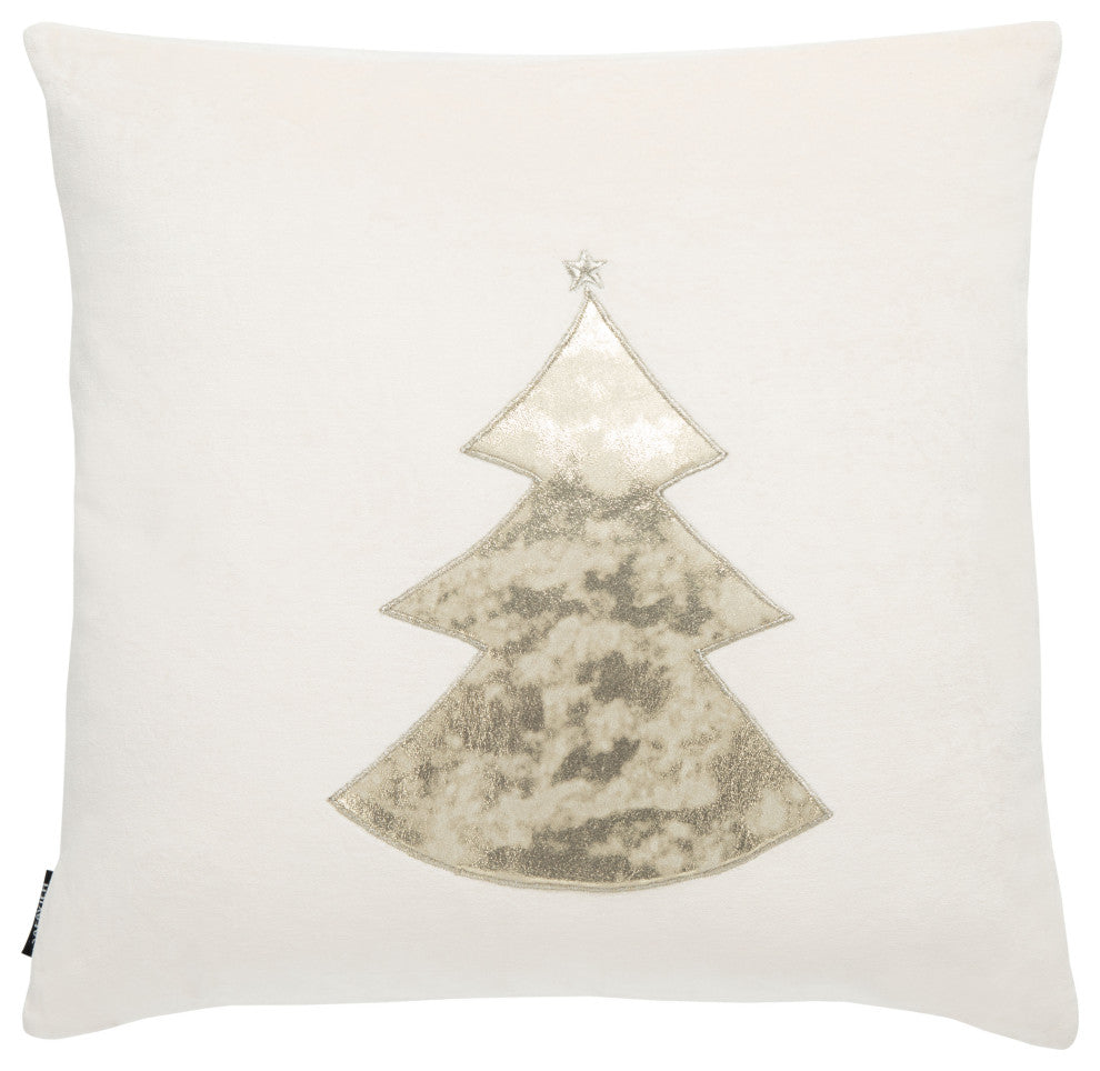 Safavieh Noel Pillow, Beige, 18"x18"