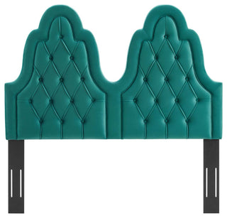 Augustine Tufted Performance Velvet King/California King Headboard Teal