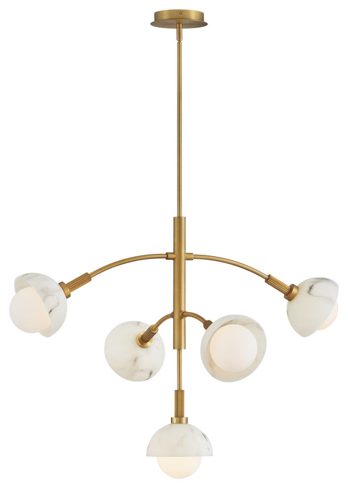 Fredrick Ramond Phoebe Medium Multi Tier, Heritage Brass
