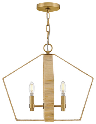 Lark Sammi Large Pendant, Lacquered Brass
