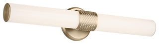 24.25" Bath Bar Medium LED With White Glass