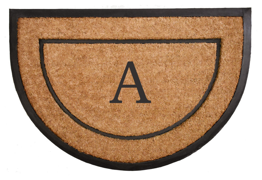 Calloway Mills The General Monogram Doormat, Letter A