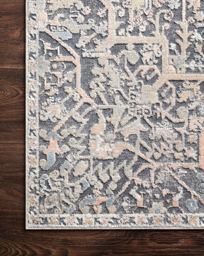 Lucia Rug, Charcoal and Multi, Charcoal/Multi, 7'9"x10'6"