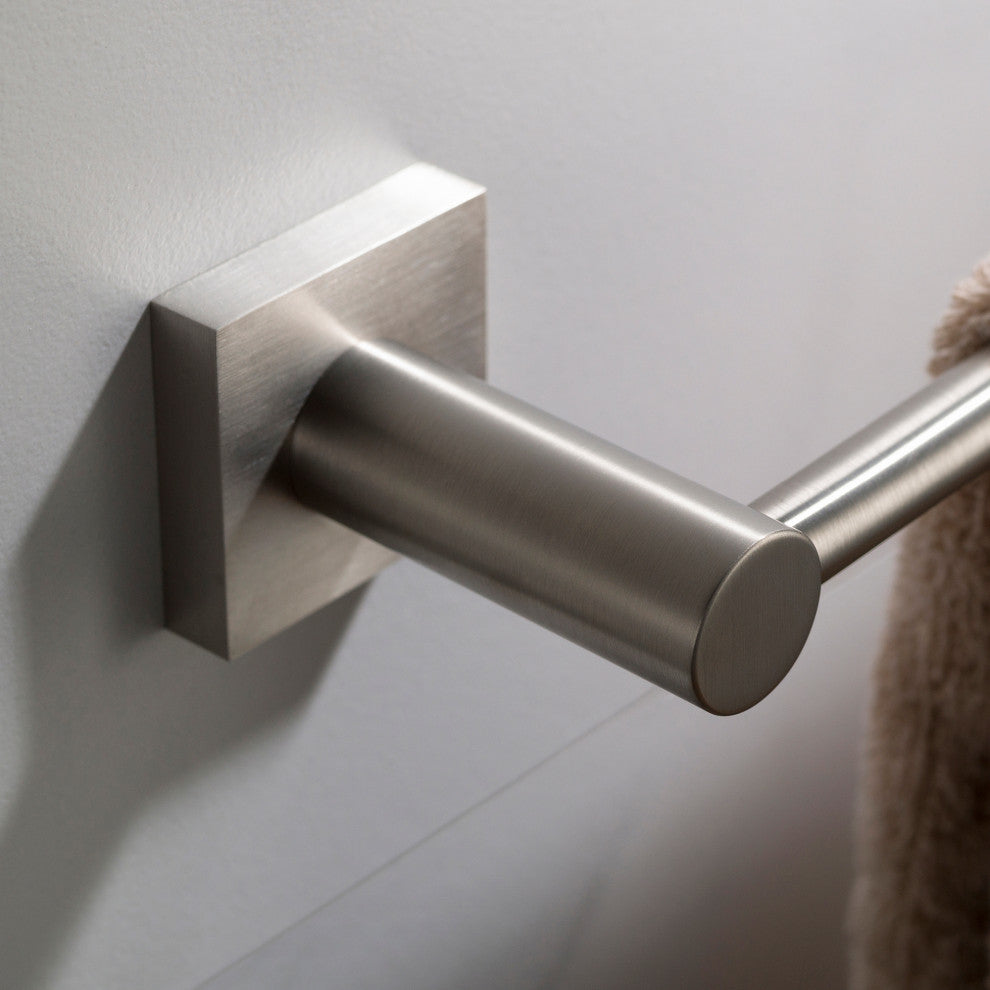 Ventus Bathroom Towel Bar, Brushed Nickel