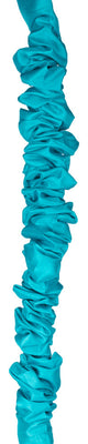 9-foot Chandelier Chain Cord Cover, Turquoise Faux Silk