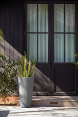 Veradek Demi Series Tall 26" Planter, Gray, 1 Pack