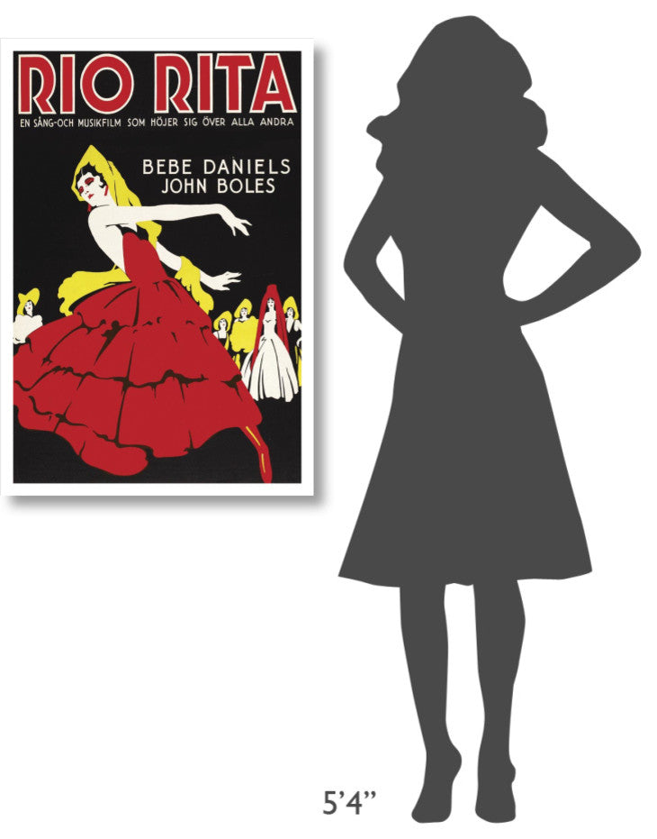 "Vintage Film Posters: Rio Rita" Digital Paper Print, 26"x38"