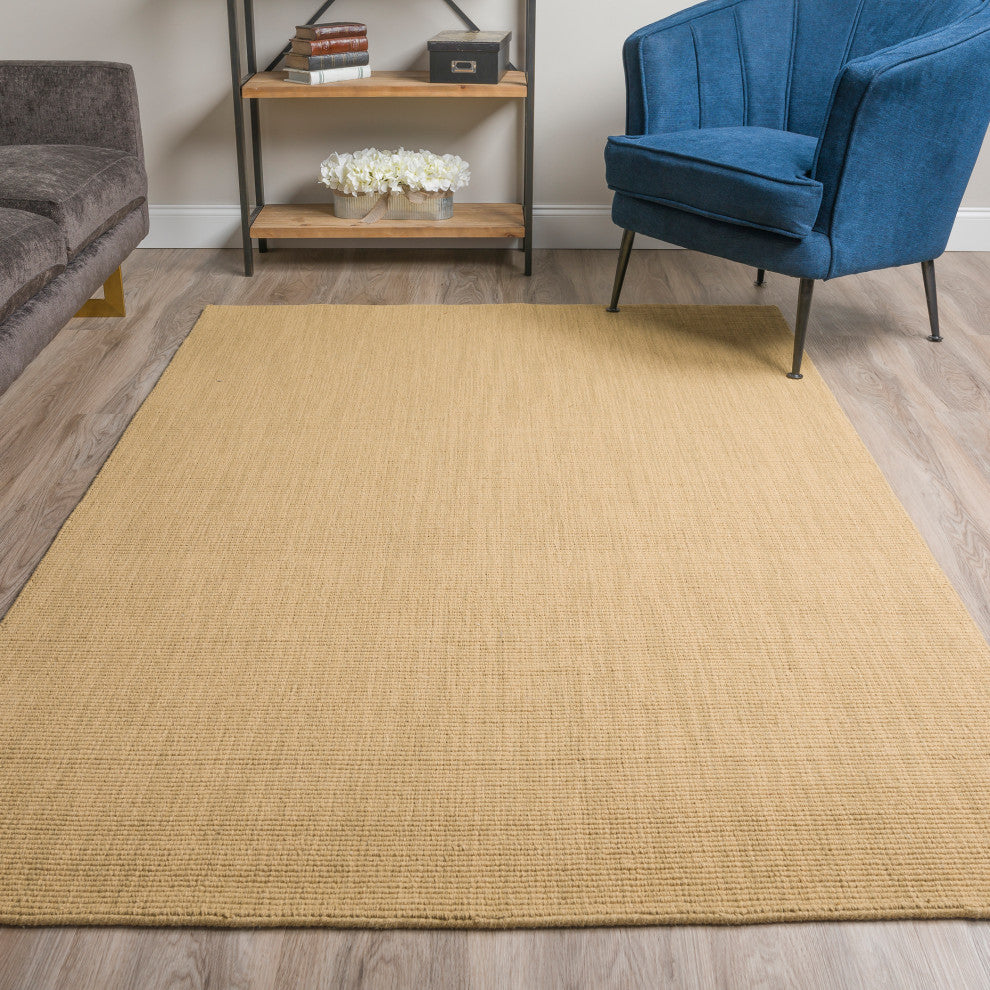 Monaco Sisal MC100 Gold 4' x 4' Octagon Rug