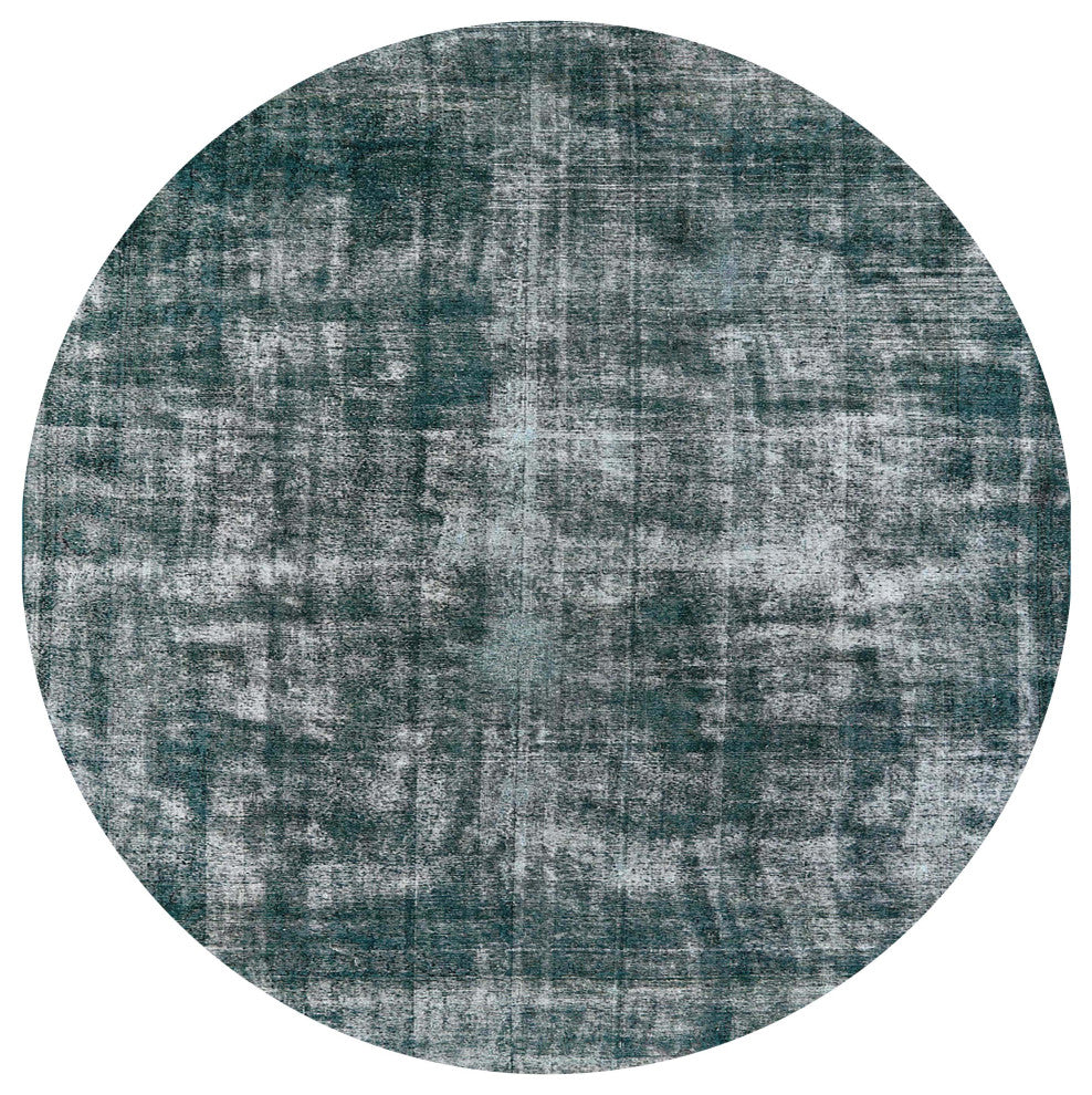Ahgly Company Indoor Round Mid-Century Modern Area Rugs, 3' Round