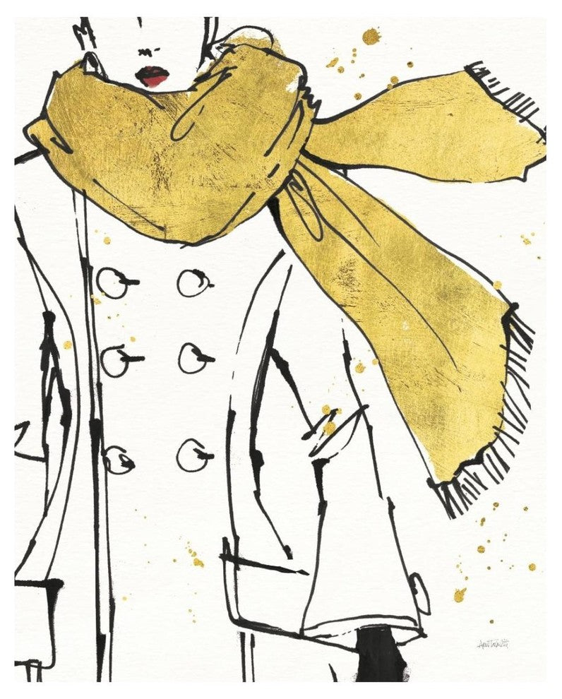 "Fashion Strokes III" Digital Paper Print by Anne Tavoletti, 22"x26"