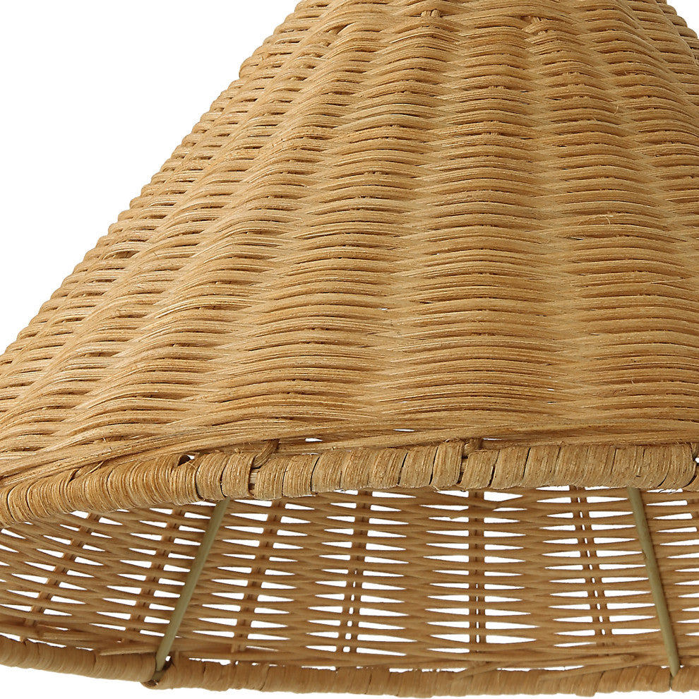 Uttermost 22571 Phuvinh 1 Light Rattan Shade Sconce