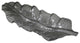 Smoked Leaf Glass Tray By Designer Carolyn Kinder