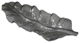 Smoked Leaf Glass Tray By Designer Carolyn Kinder