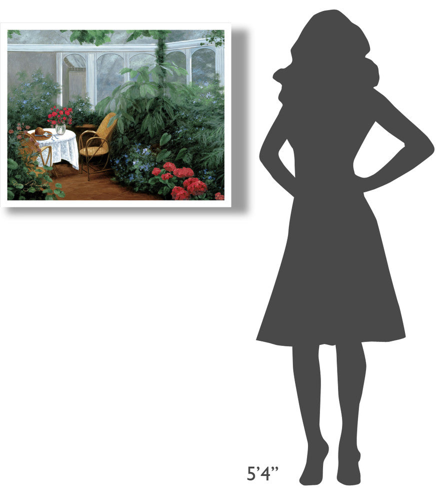 "Garden Room" Digital Paper Print by Diane Romanello, 34"x26"