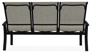 Belle Isle Sling 3-Seat Outdoor Sofa, Ella/Black