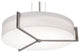 Apex 33" Medium Base Pendant, Weathered Gray Finish, Linen White Shade