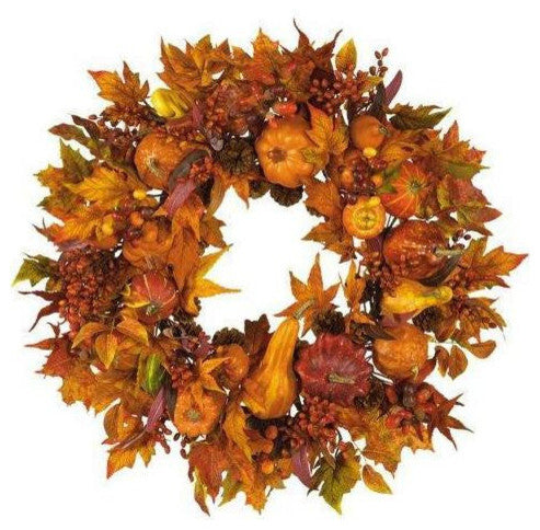28" Harvest Wreath