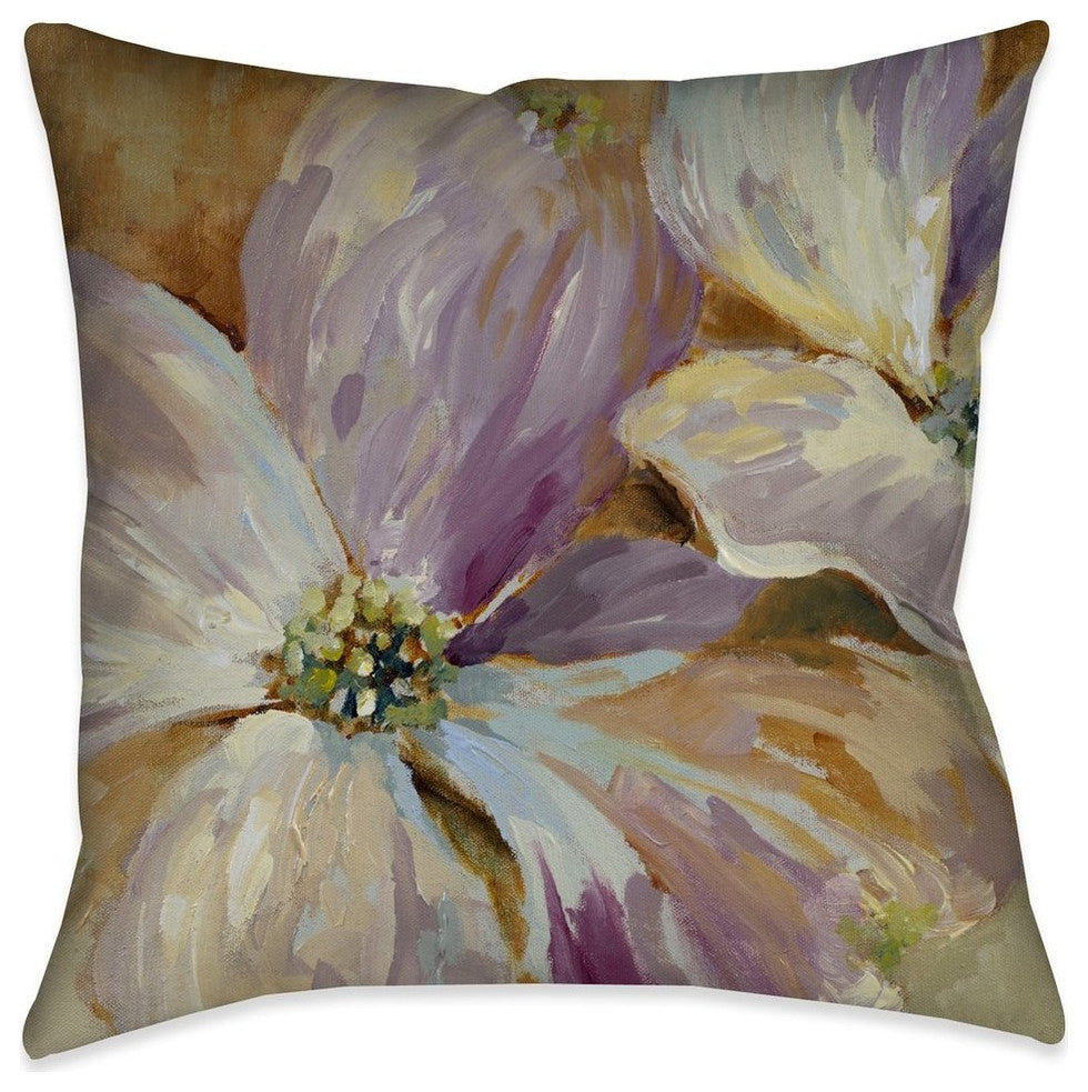 Laural Home Flower Song I 18" X 18" Indoor Decorative Pillow