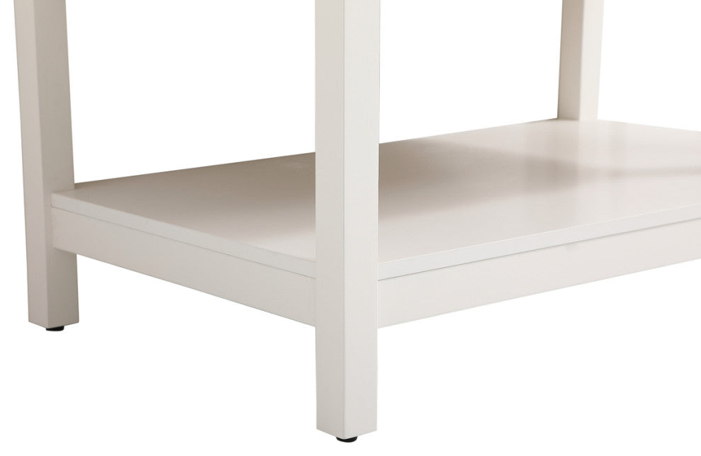 Home Living 36" Single Bathroom Vanity, White