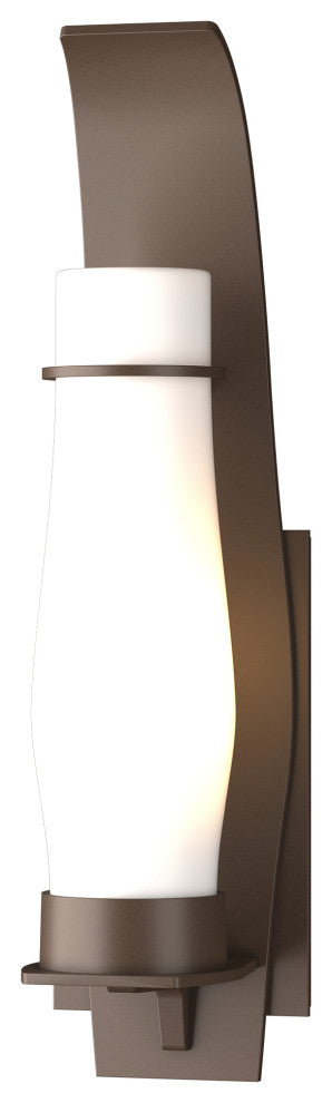 Sea Coast Outdoor Sconce, Coastal Bronze Finish, Opal Glass