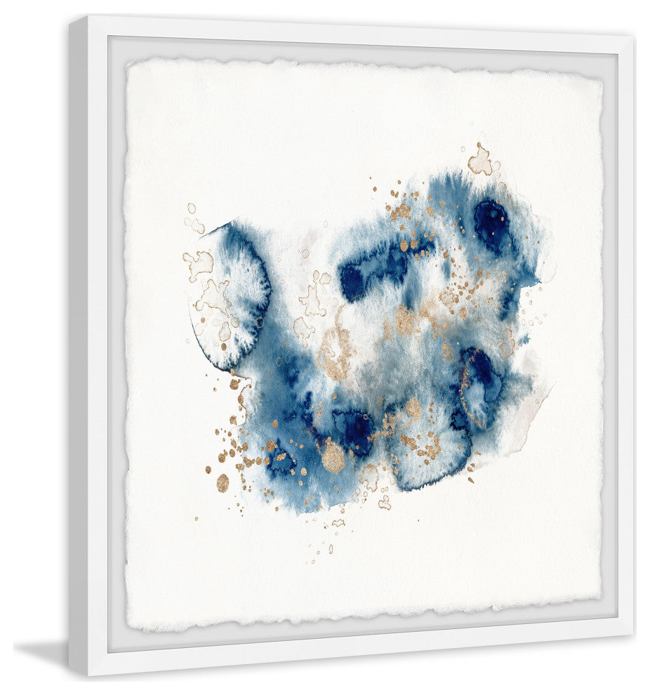 "Dramatic Movement" Framed Painting Print, 32x32