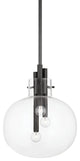 Hempstead Small 3-Light Pendant Black Brass
