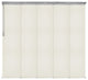 Scarlet 5-Panel Track Extendable Vertical Blinds 58-110"W