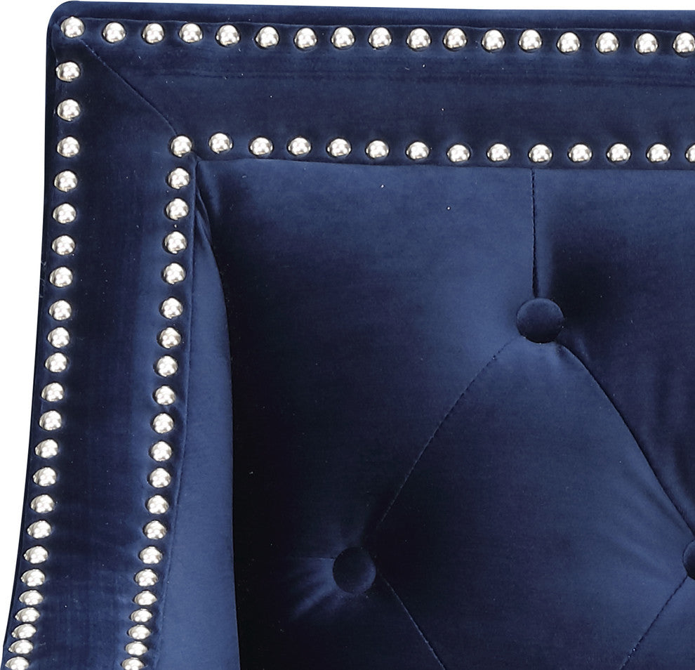Teagan Accent Chair, Navy