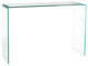 Bent Glass Console Table