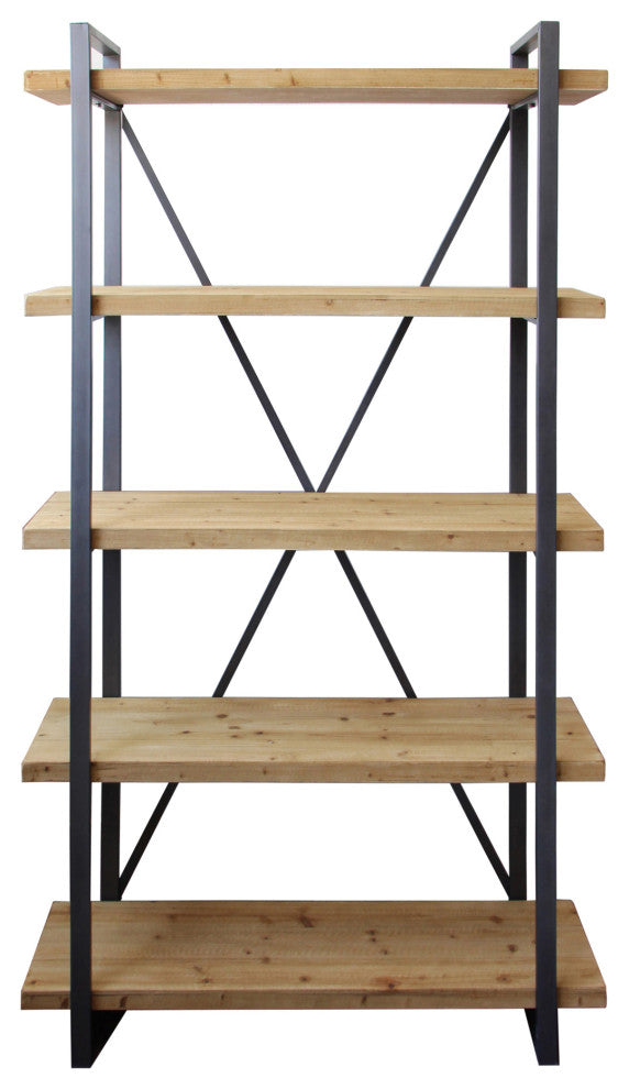 Rustic Lex 5 Level Shelf Natural - Natural