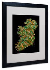 'Ireland IV' Matted Framed Canvas Art by Michael Tompsett