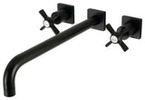 KS6040ZX Wall Mount Tub Faucet, Matte Black