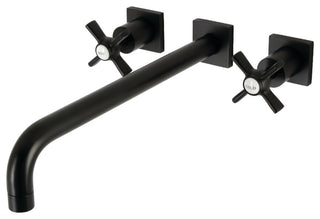 KS6040ZX Wall Mount Tub Faucet, Matte Black