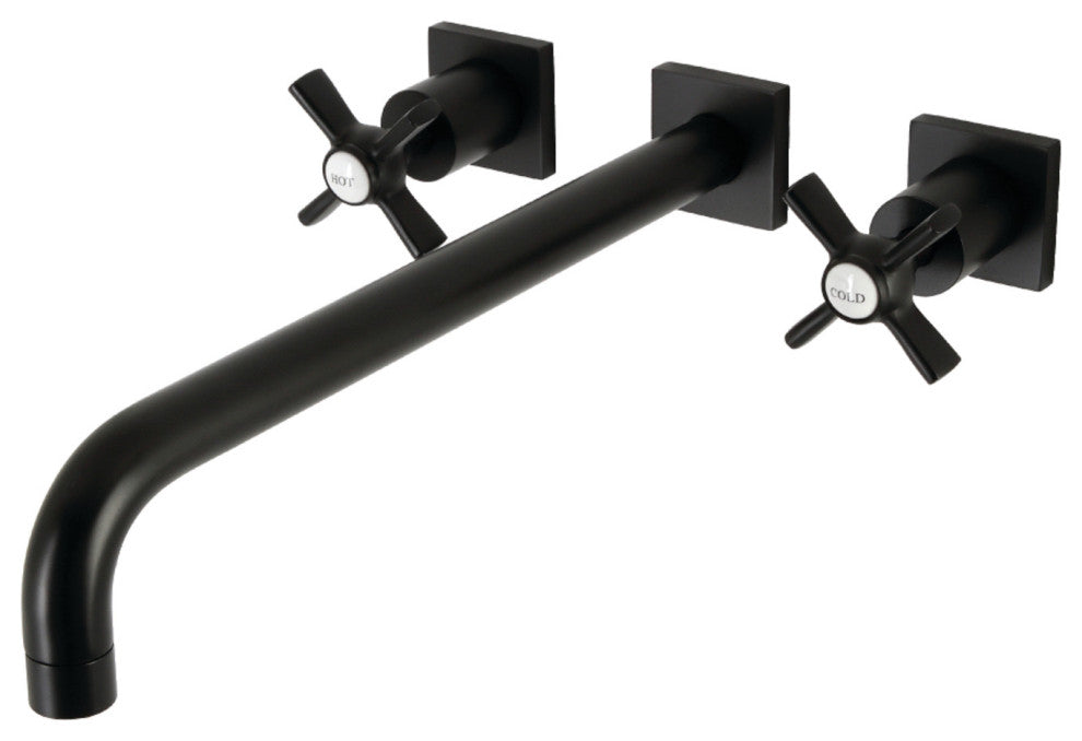 KS6040ZX Wall Mount Tub Faucet, Matte Black