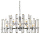 Bethel International MU56XCH 40-Light Chandelier, Chrome