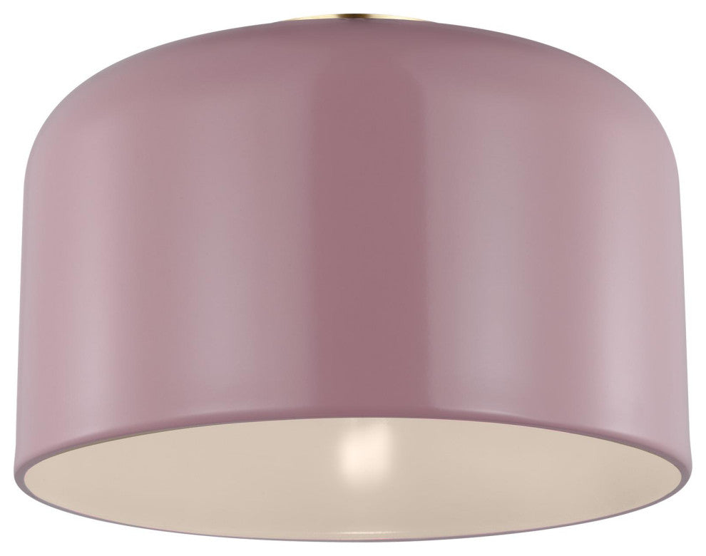 Malone Small Ceiling Flush Mount, Rose