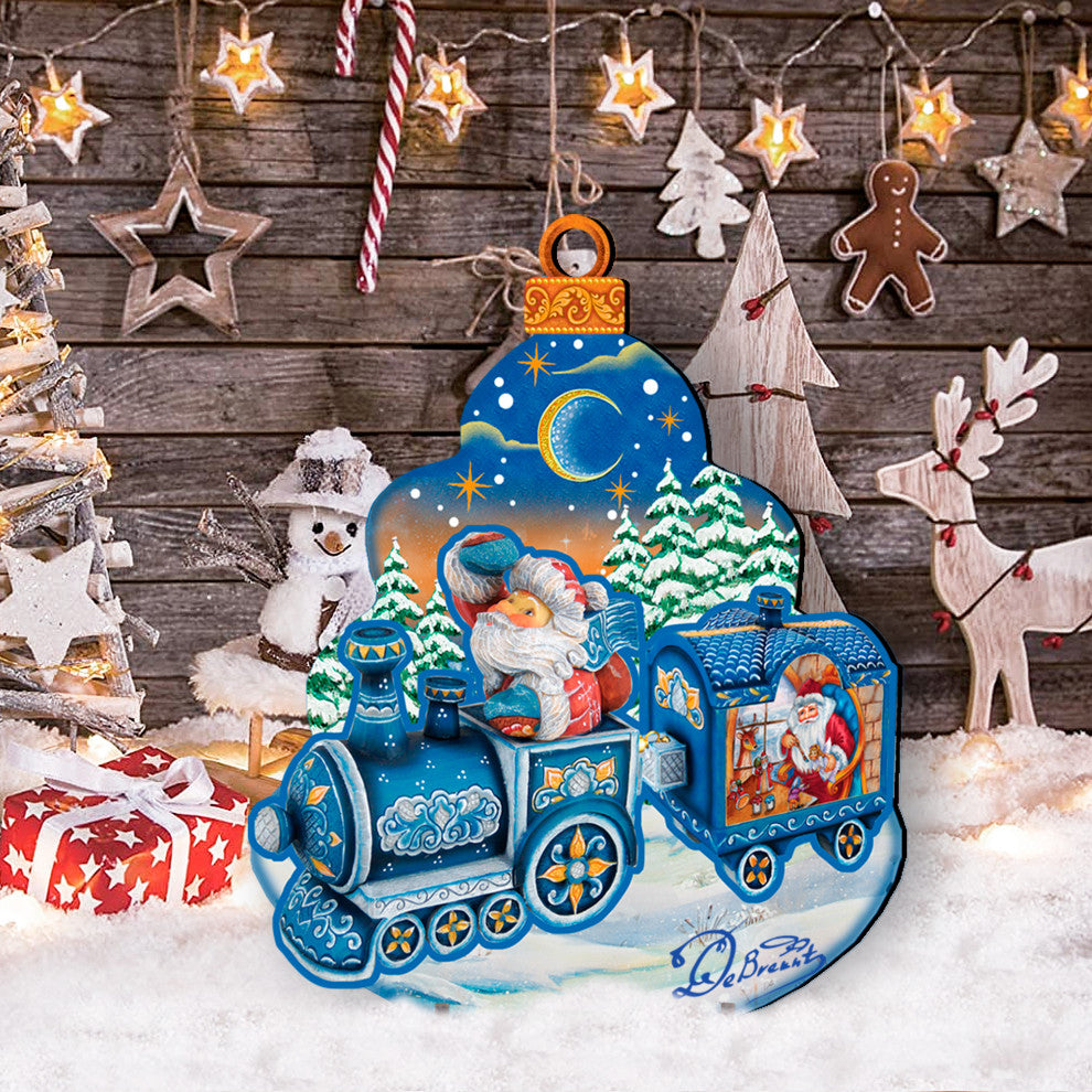 Santa's Arriva Free Standing  Garden Decor