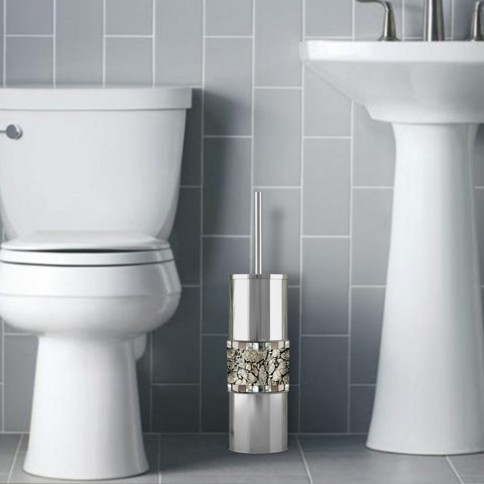 nu steel Iceberg Ice Toilet Brush Holder