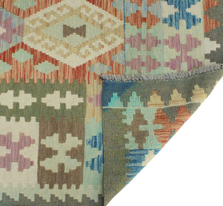 Flatweave Omer Rust/Brown Rug, 6'6x9'10