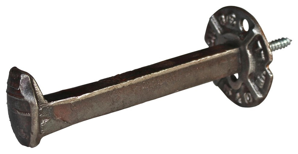 Railroad Spike Toilet Paper Dispenser, 6"